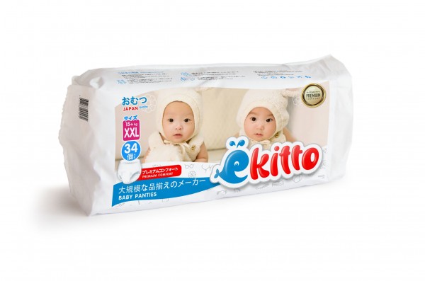 Подгузники-тру�ики Ekitto Premium "XXL"